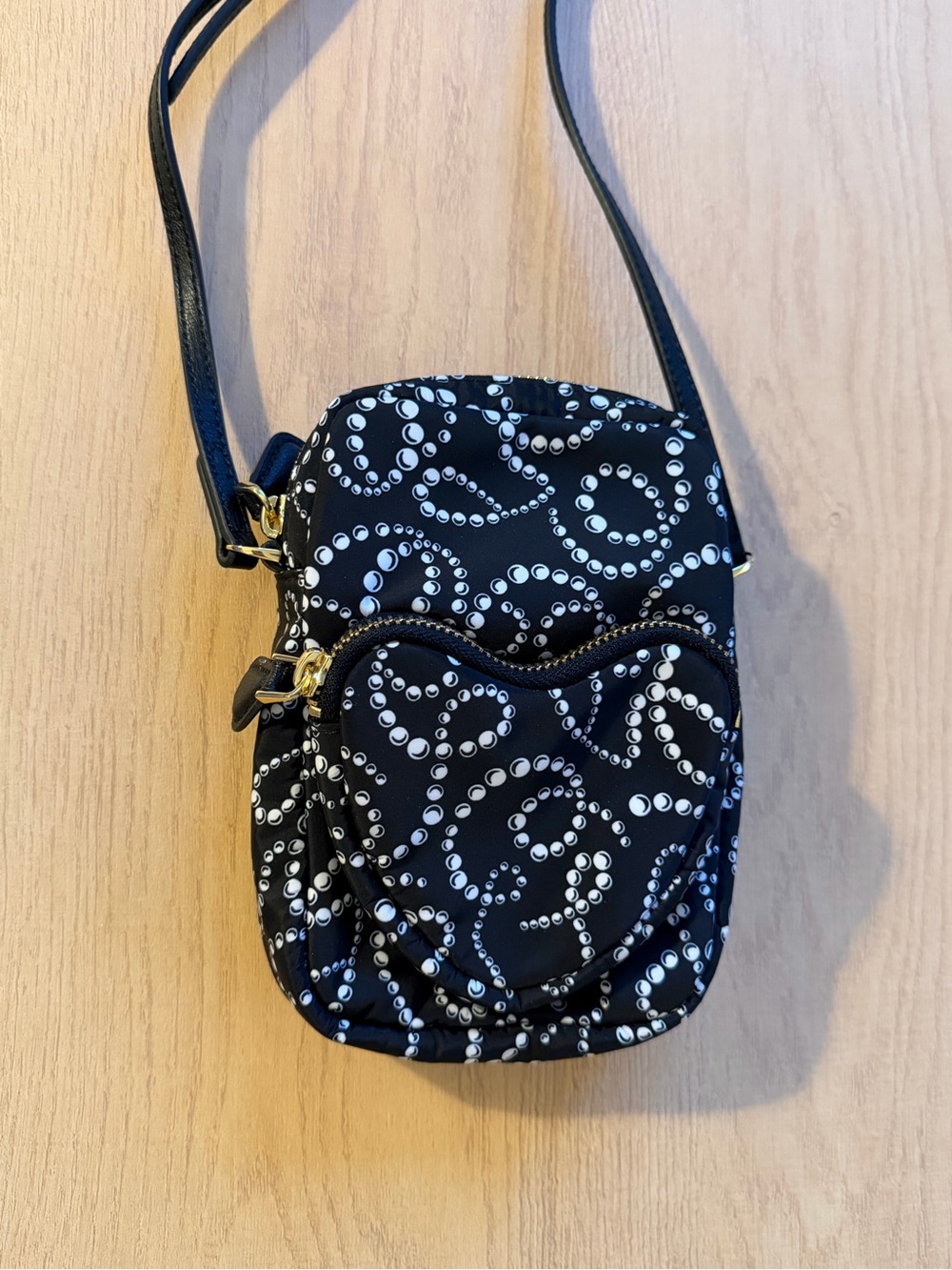 Lulu Guinness BLACK LULU PEARL DAVIS CROSSBODY BAG View 2